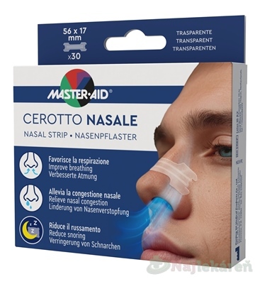 E-shop MASTER AID Cerotto nasaleE Nosové náplasti 30 ks