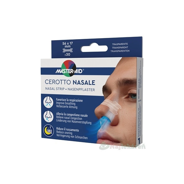 MASTER AID Cerotto nasaleE Nosové náplasti 30 ks