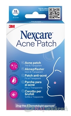 3M Nexcare Náplasť na akné tenká a priehľadná 15 ks kúpite na Najlekaren.eu