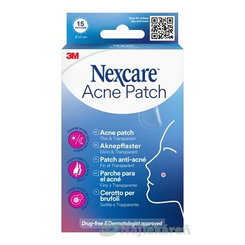 3M Nexcare Náplasť na akné tenká a priehľadná 15 ks