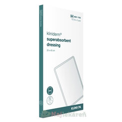 Kliniderm superabsorbent dressing krytie 20x40cm 10ks