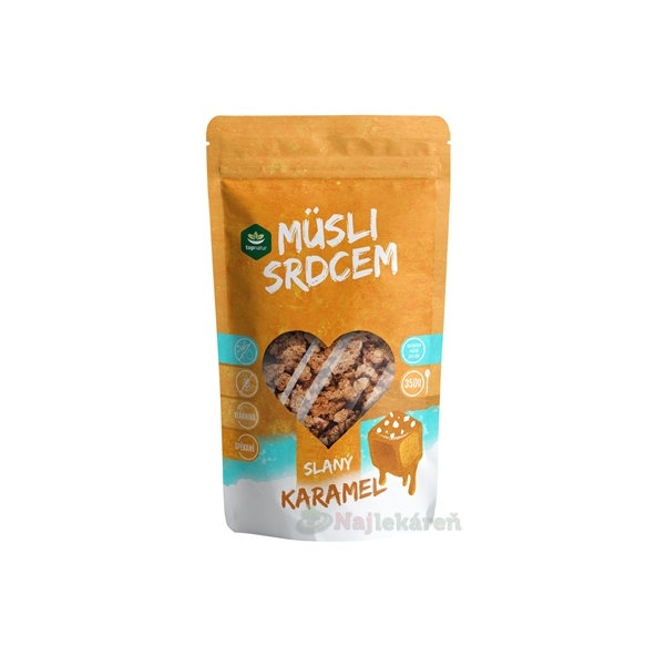 topnatur Müsli srdcom Slaný karamel 350 g