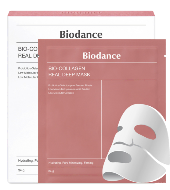 Biodance Bio-Collagen Real Deep Mask Spevňujúca plátienková maska s kolagénom 4 ks 4 x 34 g