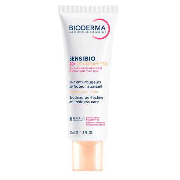 BIODERMA Sensibio AR+ CC krém SPF 50 na reaktívnu a citlivú pleť 40ml
