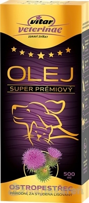 VITAR Veterinae OSTROPESTRECOVÝ OLEJ 500 ml