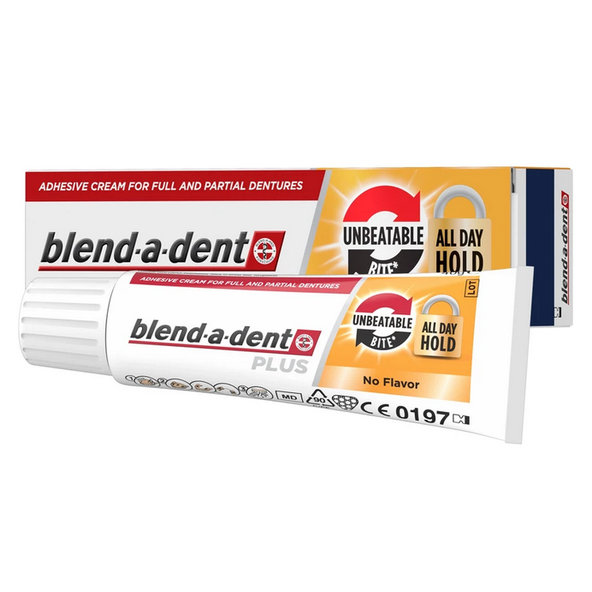 blend-a-dent PLUS UNBEATABLE fixačný dentálny krém bez príchuti 40g