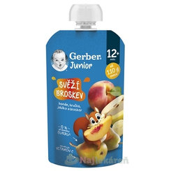 Gerber Junior Kapsička SVIEŽA BROSKYŇA 12m+ 110g