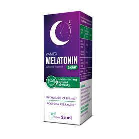 Pamex Melatonin kombinácia melatonínu a byliniek v sprejovej forme 25ml