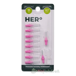 HERBADENT HERo ELECTRA Medzizubná kefka 0,7 mm 10 ks