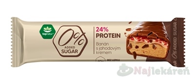 TOPNATUR Proteínová tyčinka banán s jahodovým krémom 40 g kúpite na Najlekaren.eu