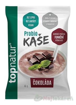 topnatur Probio KAŠA Čokoláda instantná ryžová kaša 60g