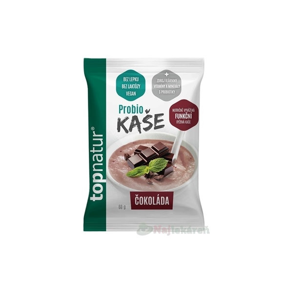 topnatur Probio KAŠA Čokoláda instantná ryžová kaša 60g