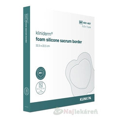 Kliniderm foam silicon border krytie penové 22,5x22,5cm 5ks
