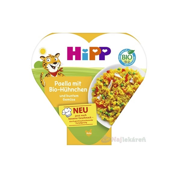 HiPP BIO Paella so zeleninou a kuracím mäsom 250g