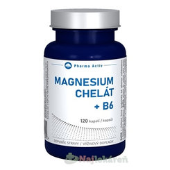 Pharma Activ MAGNESIUM Chelát + B6 120 kapsúl