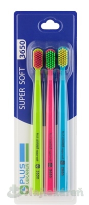 PLUS LEKÁREŇ SUPER SOFT 3650 kit zubná kefka 3 ks