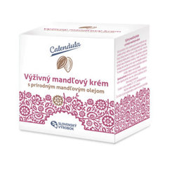 Calendula VÝŽIVNÝ MANDĽOVÝ KRÉM, na suchú a citlivú pleť, 40 ml