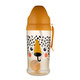 Canpol Babies BabiesBoo nevytekajúca fľaša so slamkou Gepard 350 ml