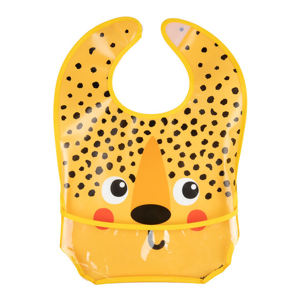 Canpol Babies Podbradník s vreckom plast gepard 6m+