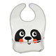 Canpol Babies Podbradník s vreckom plast Panda 6m+