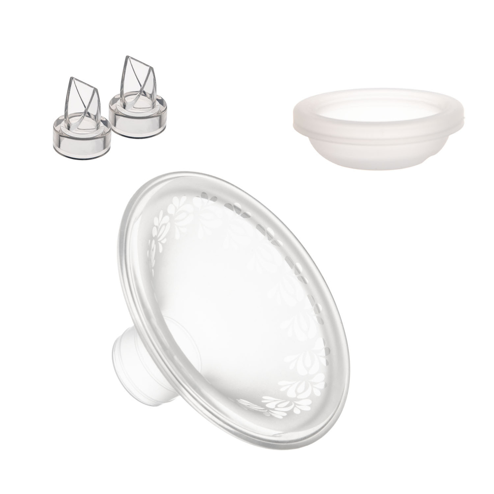Canpol babies Set of Spare Parts for Breast Pump súprava náhradných dielov na odsávačky Take&Go a ExpressCare 4 ks