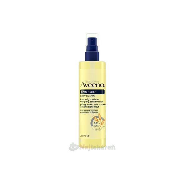 Aveeno SKIN RELIEF Telový olej v spreji 200ml