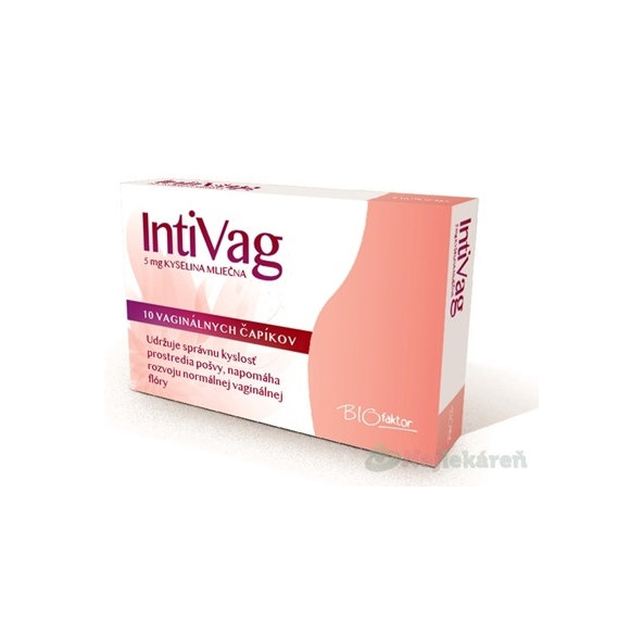INTIVAG VAGINALNE CAPIKY 10KS BIOFAKTOR