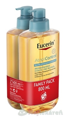 Eucerin AtopiControl Sprchový olej 2x400ml
