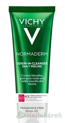 VICHY NORMADERM čistiace sérum a peeling 125ml kúpite na Najlekaren.eu