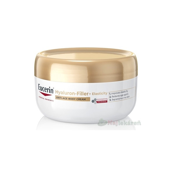 Eucerin HYALURON-FILLER+ELASTICITY Telový krém anti-age 200ml