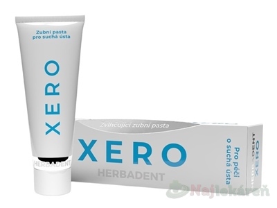 HERBADENT XERO Zvlhčujúca zubná pasta 75g