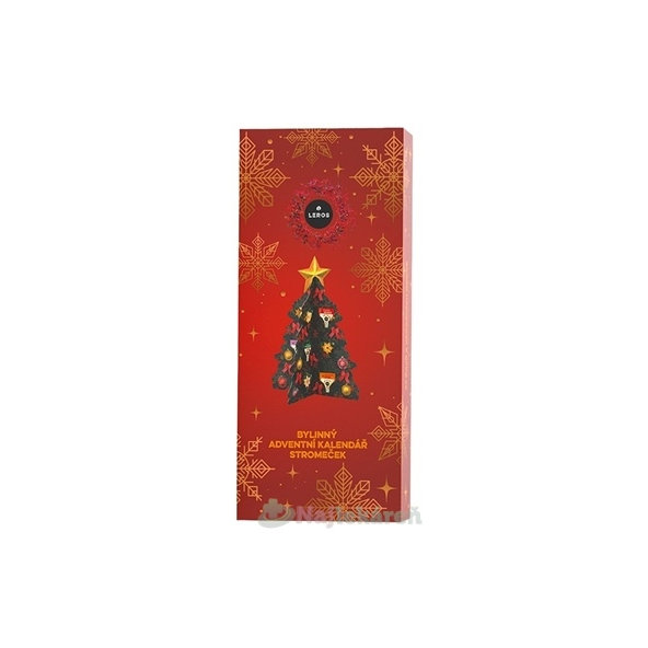 LEROS Bylinný adventný kalendár Stromček 6 set