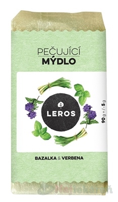 LEROS OŠETRUJÚCE MYDLO BAZALKA & VERBENA tuhé mydlo 90 g kúpite na Najlekaren.eu