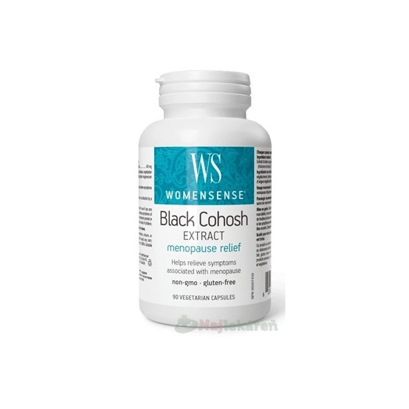 WomenSense Black Cohosh pri menopauze 90 kapsúl