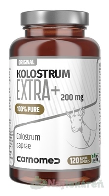 CarnoMed Kolostrum Extra+ kozie 120 kapsúl