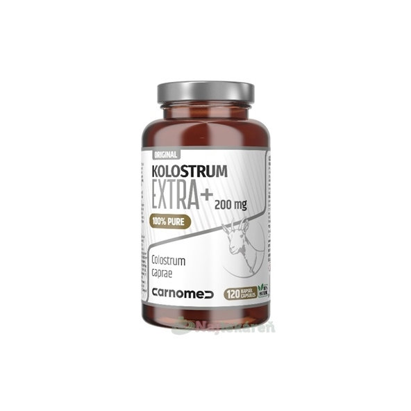 CarnoMed Kolostrum Extra+ kozie 120 kapsúl
