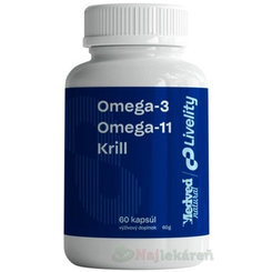Medveď natural Omega 3 + Omega 11 + Krill 60 kapsúl