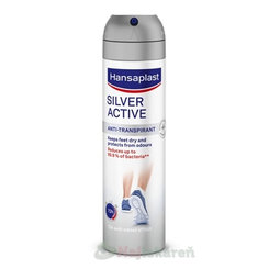 Hansaplast SILVER ACTIVE Sprej na nohy antiperspirant 150 ml