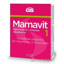 GS Mamavit 1 Plánovanie a 1. trimester 30 tabliet