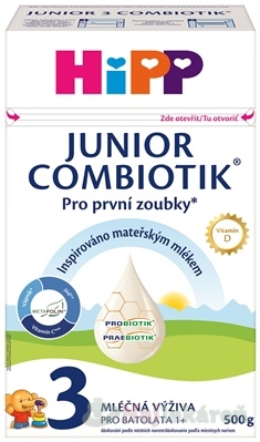 Hipp Junior Combiotik® 3 mliečna výživa pre batoľatá 500 g kúpite na Najlekaren.eu