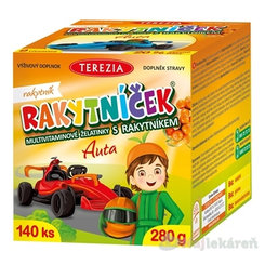 Terezia Rakytníček želatínky Autá 40 želé tabliet