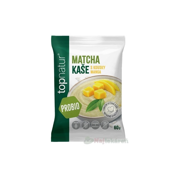 topnatur Probio KAŠA Matcha s mangom ryžová 60 g