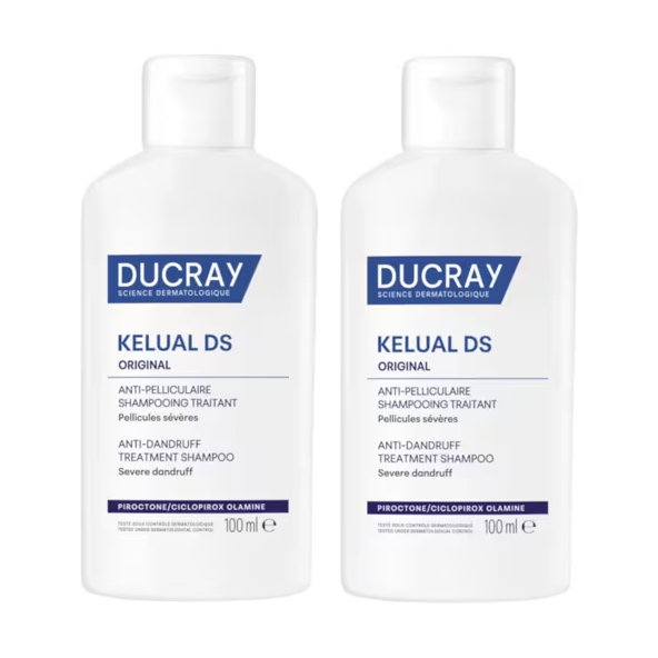 DUCRAY KELUAL DS Original šampón proti lupinám 2x100ml