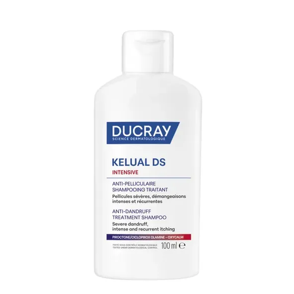 DUCRAY KELUAL DS INTENSIVE ošetrujúci šampón proti lupinám 100ml