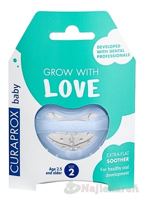CURAPROX Baby korekčný cumlík veľkosť 2 modrý 1 ks kúpite na Najlekaren.eu