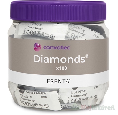 ConvaTec ESENTA Vrecúška Diamonds gélové a dezodoračné 100 ks