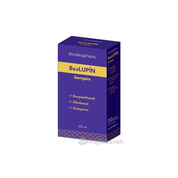 Slovakiapharm BezLUPÍN šampón 200ml
