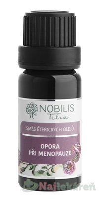NOBILIS Tilia OPORA PRI MENOPAUZE zmes éterických olejov 10ml kúpite na Najlekaren.eu