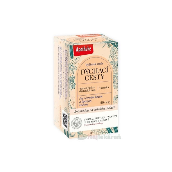 Apotheke Farma Dýchacie cesty bylinná zmes 20 vrecúšok