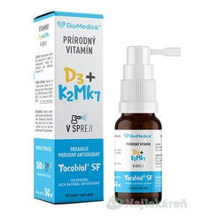 EkoMedica SK Prírodný Vitamín D3 Junior sprej citrón 30 ml